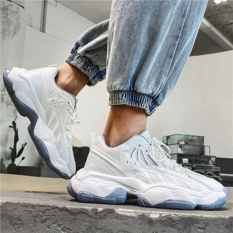 

Мужская Спортивная обувь Новинка Осень-Зима мужская повседневная обувь универсальная легкая старая обувь трендовая обувь