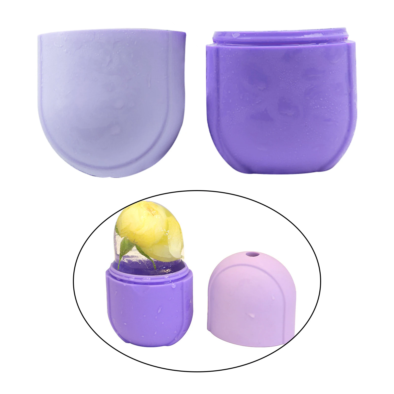 2Pcs Ice Massage Cups Cold Roller Tool Freezable for Muscle Body Muscles Stiffness Joint Back Pain Relief Inflammation | Красота и