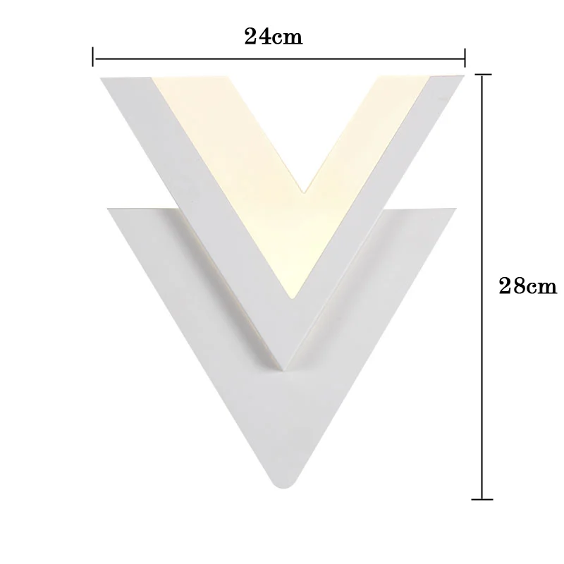 

Modern Led Wall Lights Nordic Industiral Wall Lamp Acrylic Wandlamp Living Room Bedroom Wall Decor Bedside Vanity Mirror Light