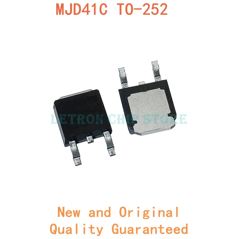 

10PCS MJD41C TO252 MJD41CT4G TO-252 J41CG SMD DPAK new and original IC Chipset