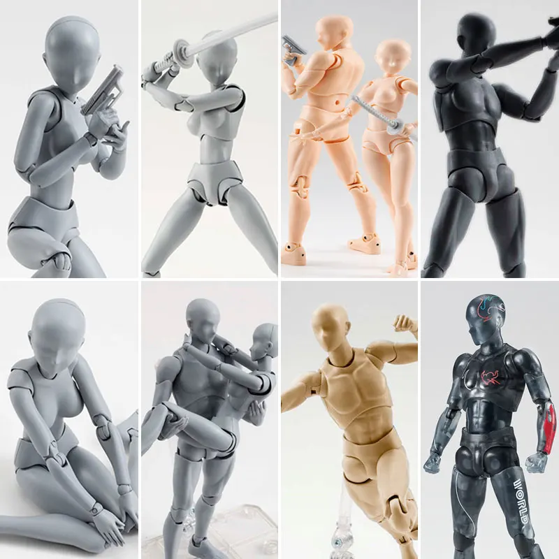 Аниме Archetype He She Ferrite Figma подвижные тела Feminino KUN Body Chan ПВХ фигурка модель игрушки кукла для коллекционирования