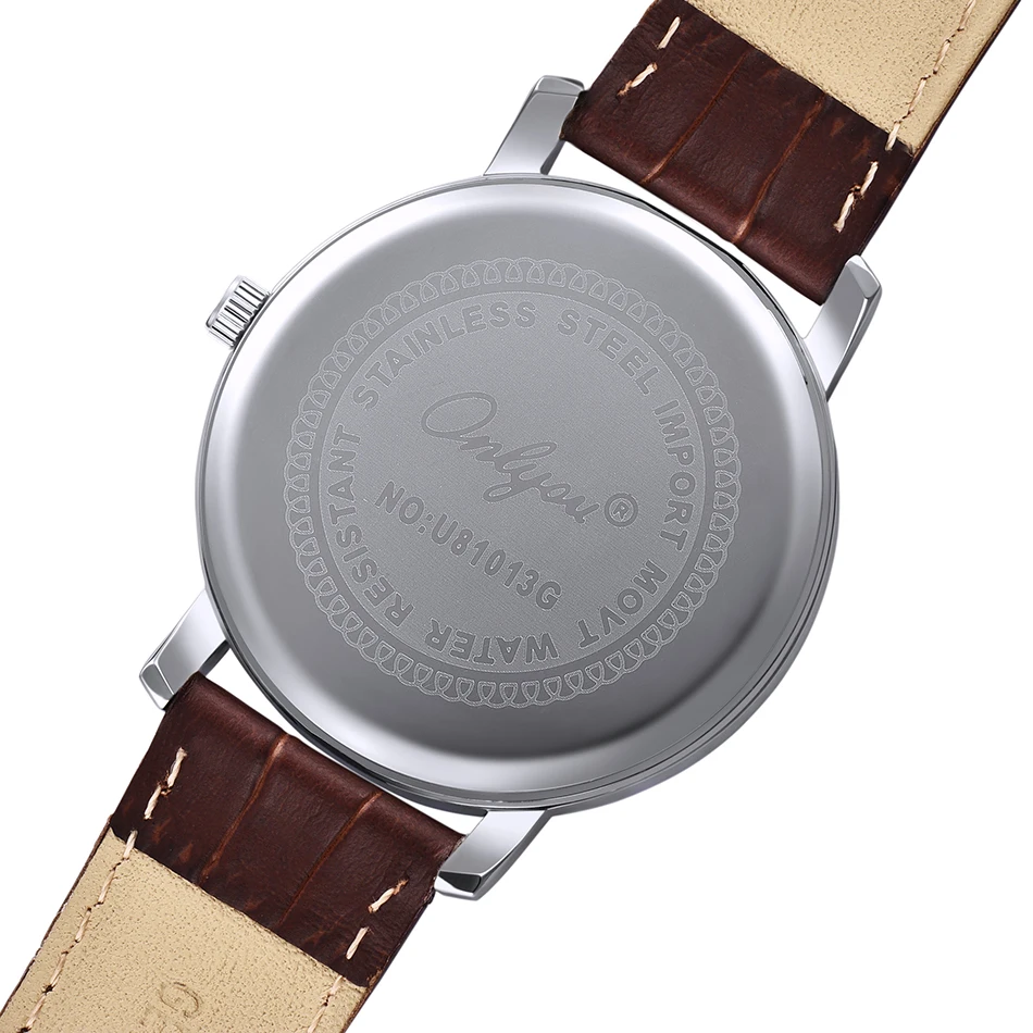 ONLYOU новые часы для влюбленных футболка креативного дизайна роскошные мужские