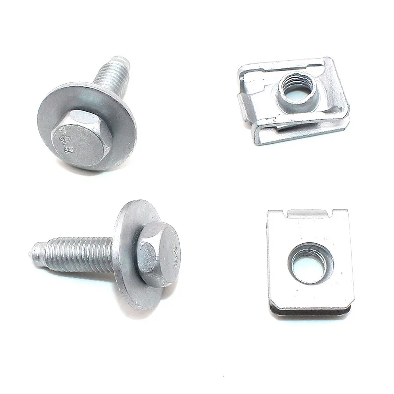 5 комплектов M8 Сталь винта двигателя автомобиля под крепеж для покрытия болт Benz