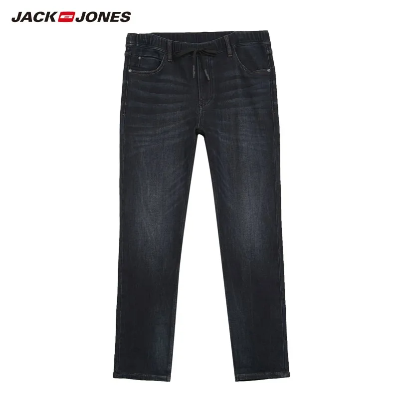 Джинсы JackJones мужские стрейчевые хлопок теплые брюки из денима уличная одежда