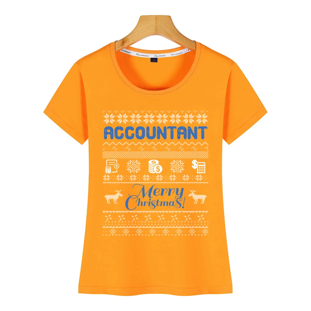 Женские футболки главный Счастливого Рождества женские лёгкой струящейся ткани