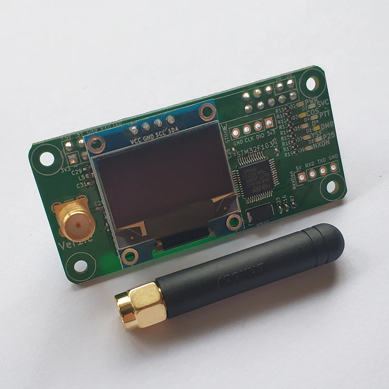 Точка доступа jumbospot MMDVM с поддержкой P25 DMR YSF DSTAR NXDN POCSAG OLED + чехол для Raspberry Pi Zero W 3 3B