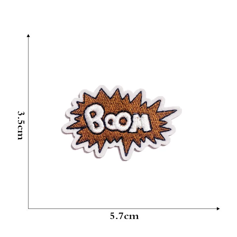 Iron On Patches Cute Cartoon Embroidery Hot Melt Adhesive Patch Sticker Text Cloth DIY Mobile Shell Children's Clothing | Дом и сад