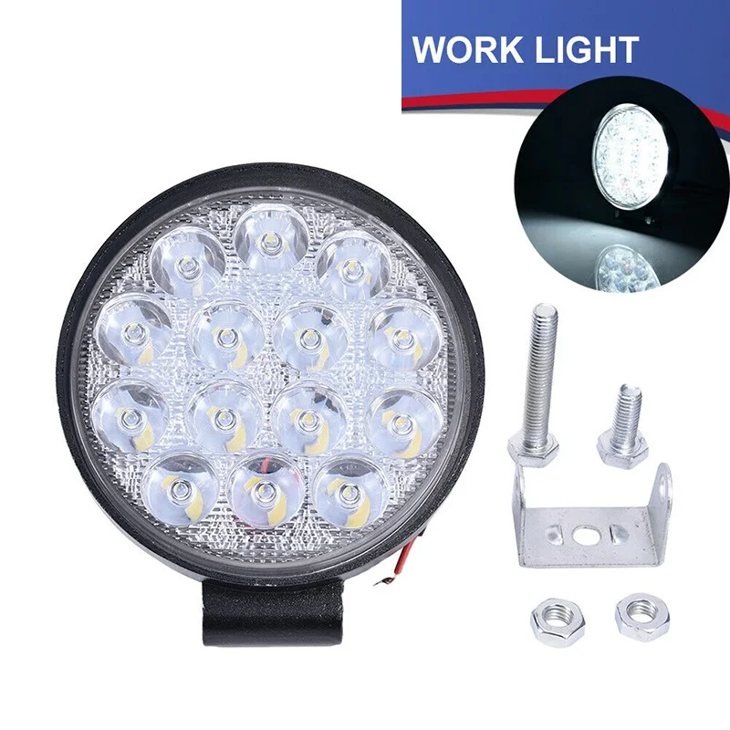 4 дюйма 42 Вт 14 светодиодный автомобиль Рабочий светильник пятно луча бар для
