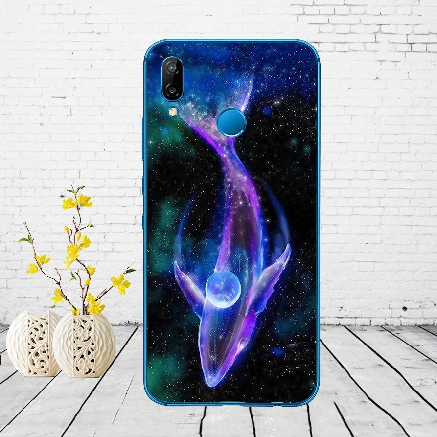 Huawei P20 Lite чехол 5,84 дюйма huawei P20 Lite мягкая резина, термопластичный полиуретан силиконовый чехол для телефона huawei P20 Lite чехол для сумки - Color: G48