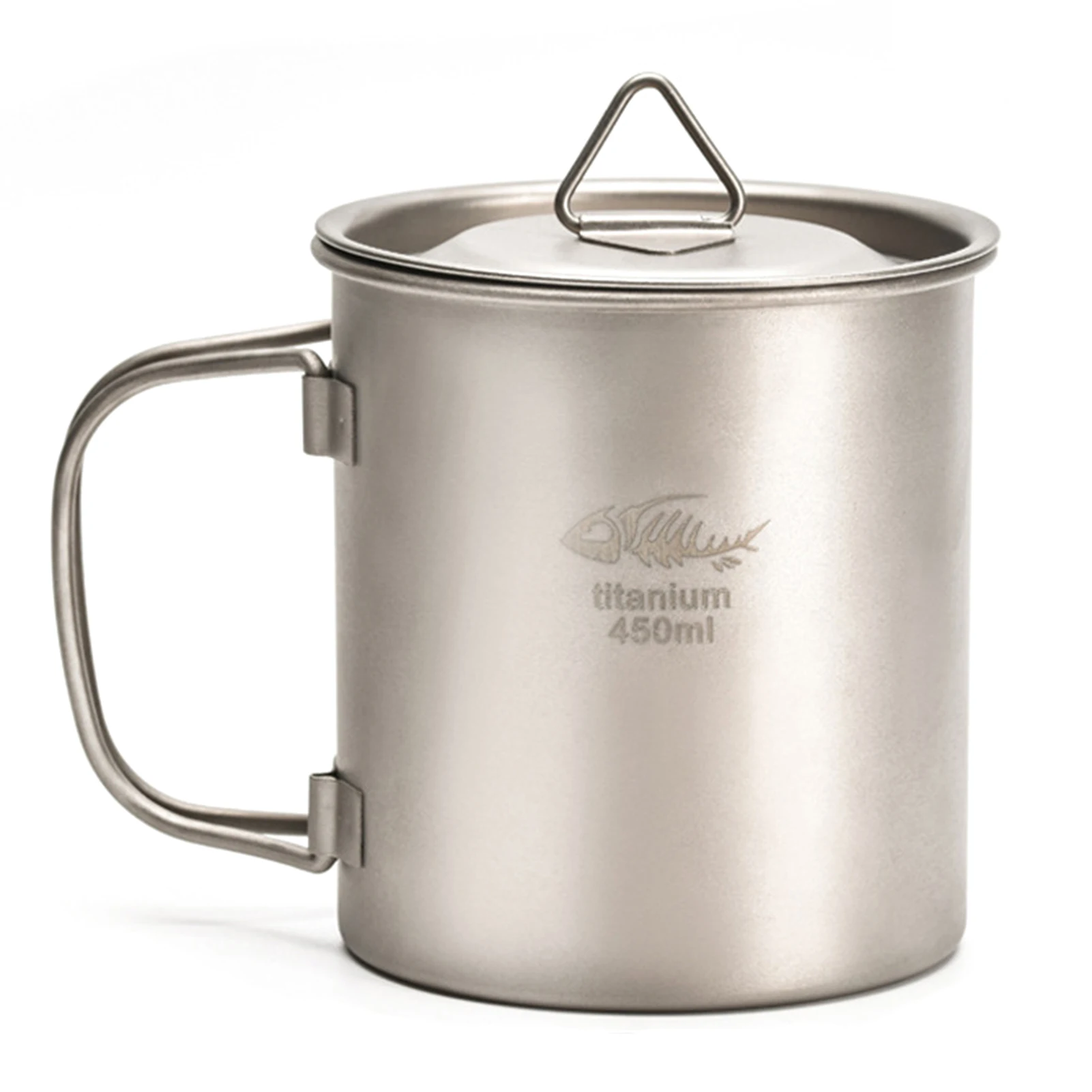 

Cookware Set Titanium Cup Cookware Tea Coffee Water Mug Portable For Outdoor Camping Picnic Water Cup Mug With Foldable Handle
