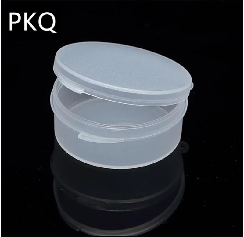 Многоразовый ящик для хранения круглый пластиковый прозрачная упаковка Набор