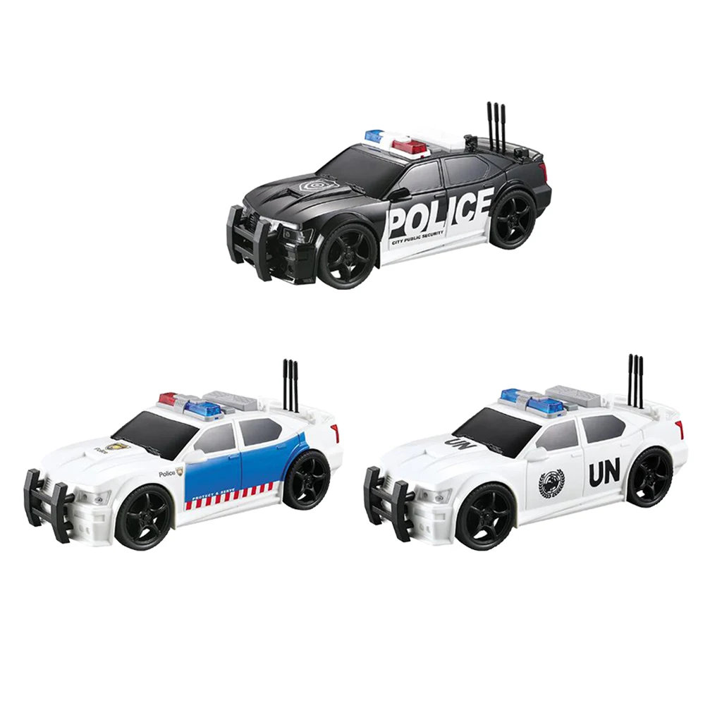 1:20 полицейский автомобиль инерционный подарок детская игрушка металлическая