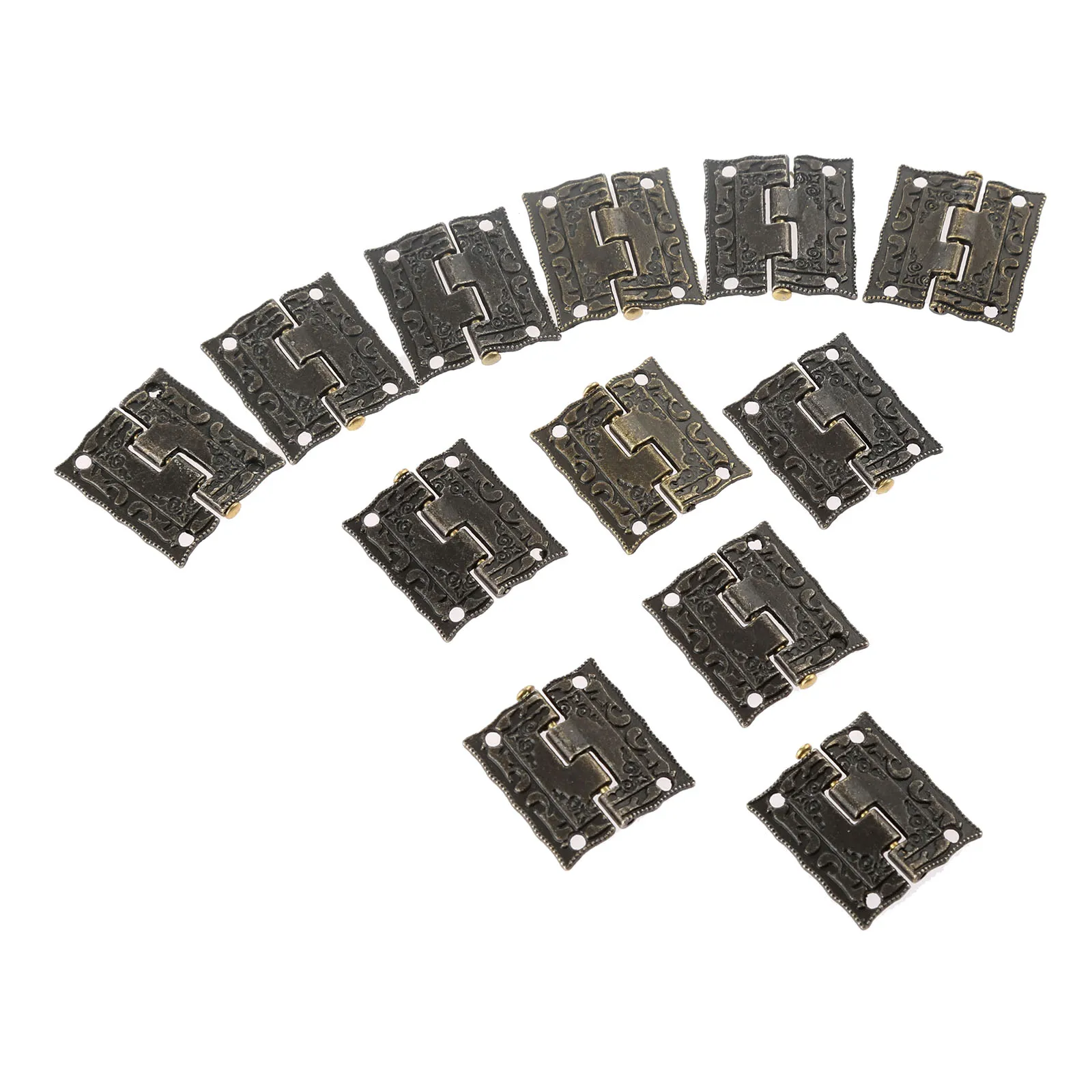 

12 шт., декоративные петли для мебели, 26 х23 мм