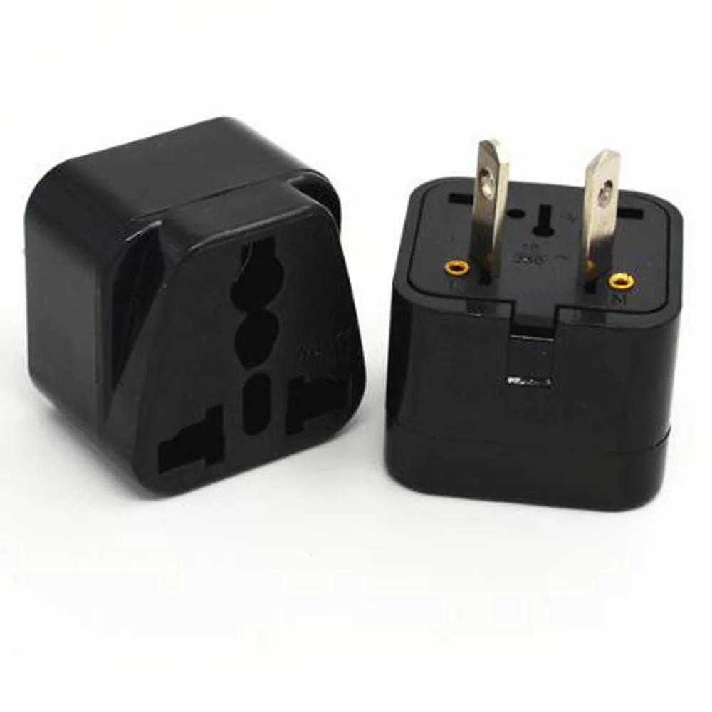 Универсальный переходник для путешествий многофункциональный из черной и белой