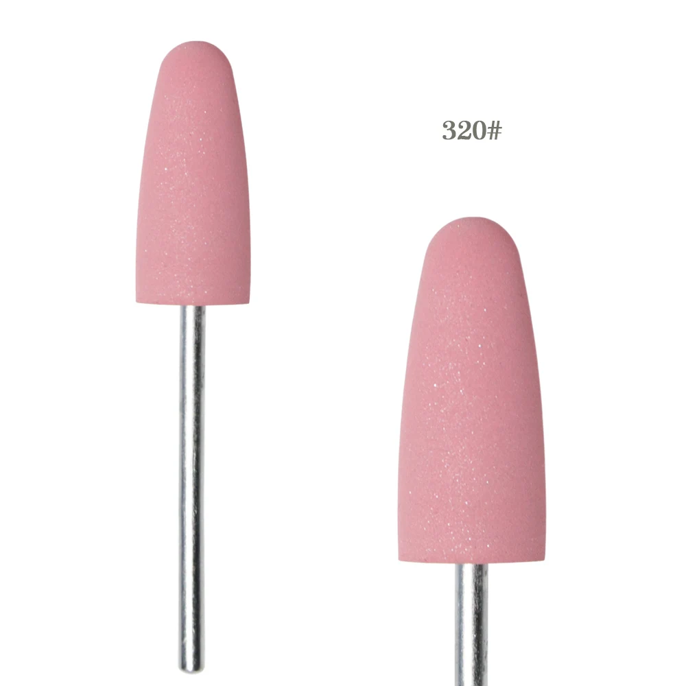 GJ03 Pink 1 шт., силиконовая мельница для ногтей, фрезы для кутикулы, фрезы для маникюра, электрические аксессуары, инструменты, BEGJ03 - Цвет: GJ03 Pink