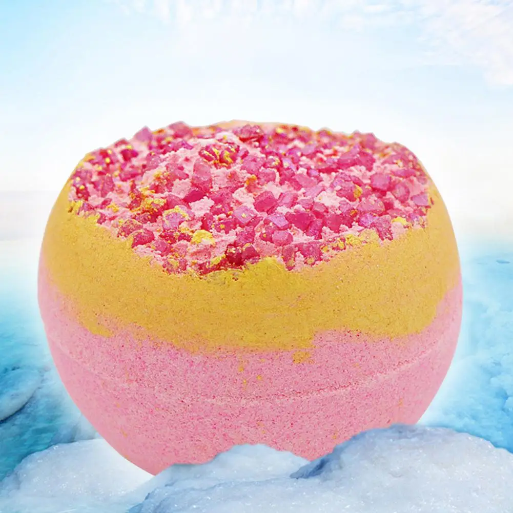 Яркий гламурный Клюква глубокая морская Ванна бомба соль тело спа Красота