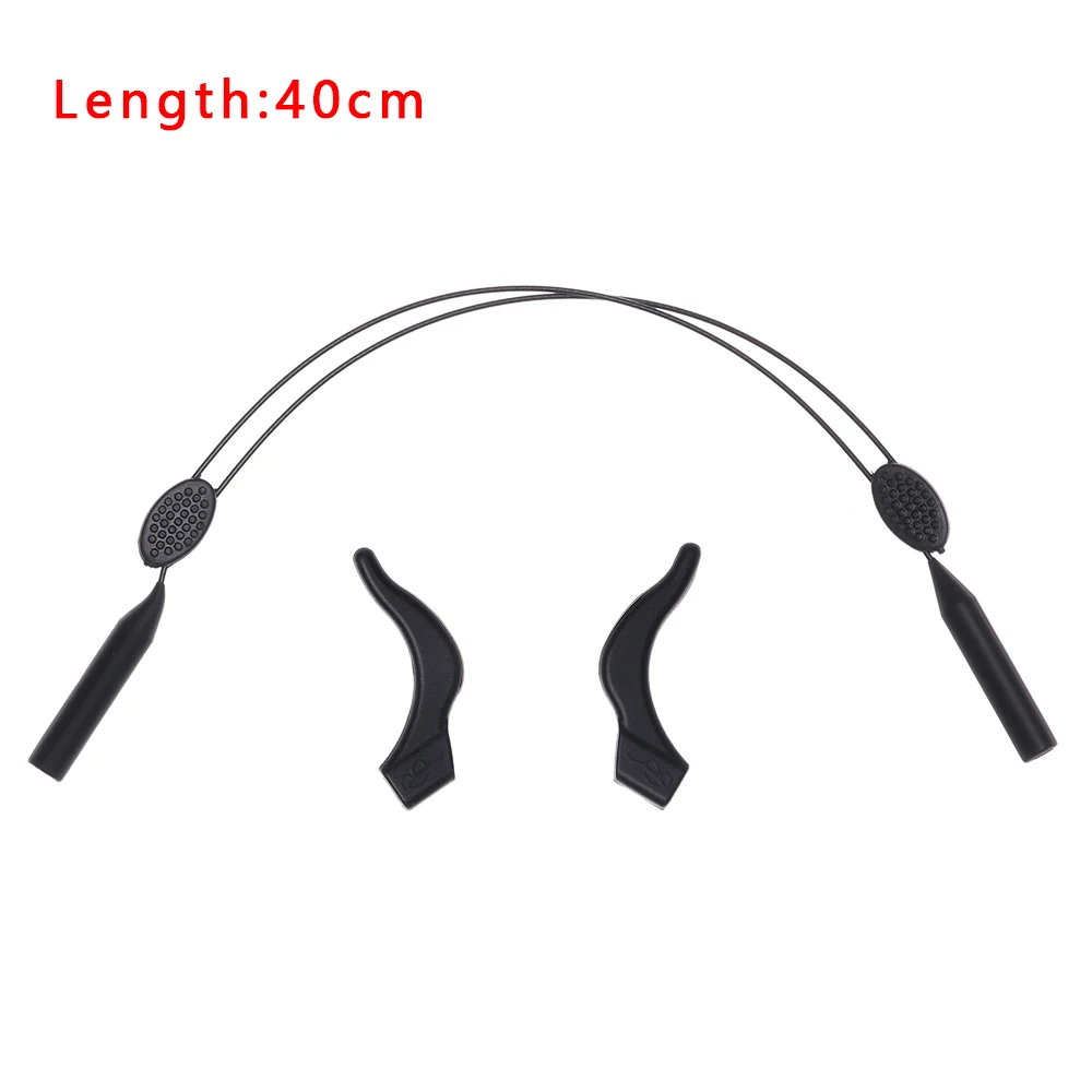 

Glasses Scalable Silicone Rope Strap Neck Cord Eyewear Lanyard Child/Adult Sports Adjustable New Fashion