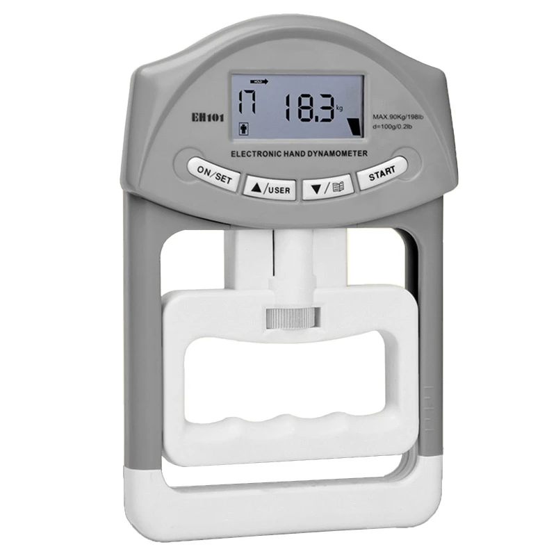 Регулируемый цифровой Ручной динамометр измеритель прочности рукоятки