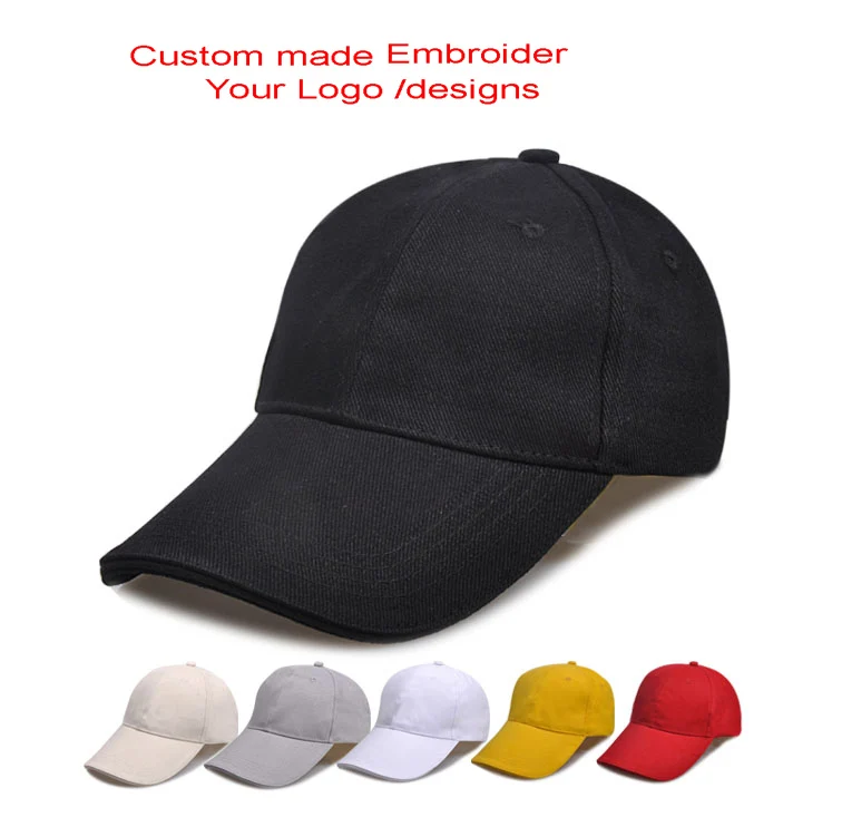 

20 Pcs/lot Free DHL EMS shipping mixed colors custom made Embroider your logo/designs baseball cap adjustable visor Caps