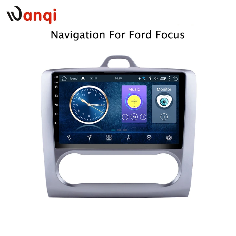 Горячая Распродажа 9 дюймов wanqi 8 1 автомобильный Dvd Gps плеер для Ford Focus 2006 2014