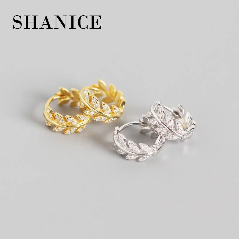 SHANICE, модные женские серьги, 925 пробы, серебряные, в стиле панк, INS wind, оливковые серьги-гвоздики для женщин, oorbellen brincos