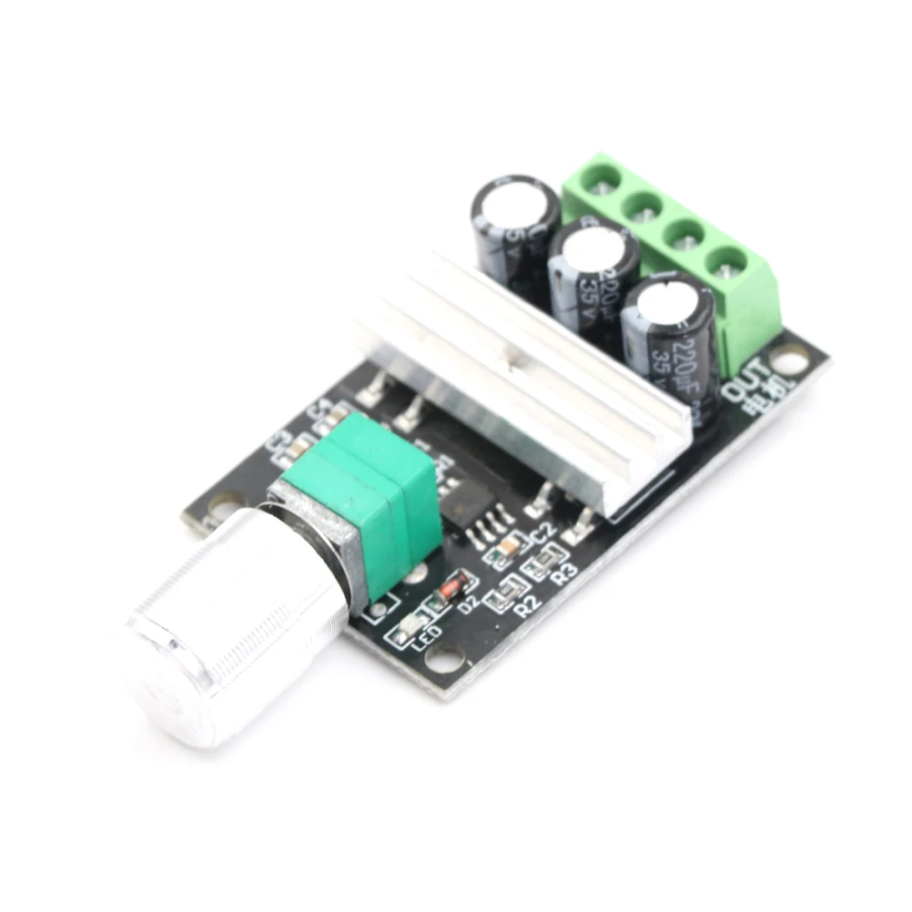 1x DC 6V 12V 24V 28V 3A 80W ШИМ регулятор скорости двигателя Регулируемый переменной с
