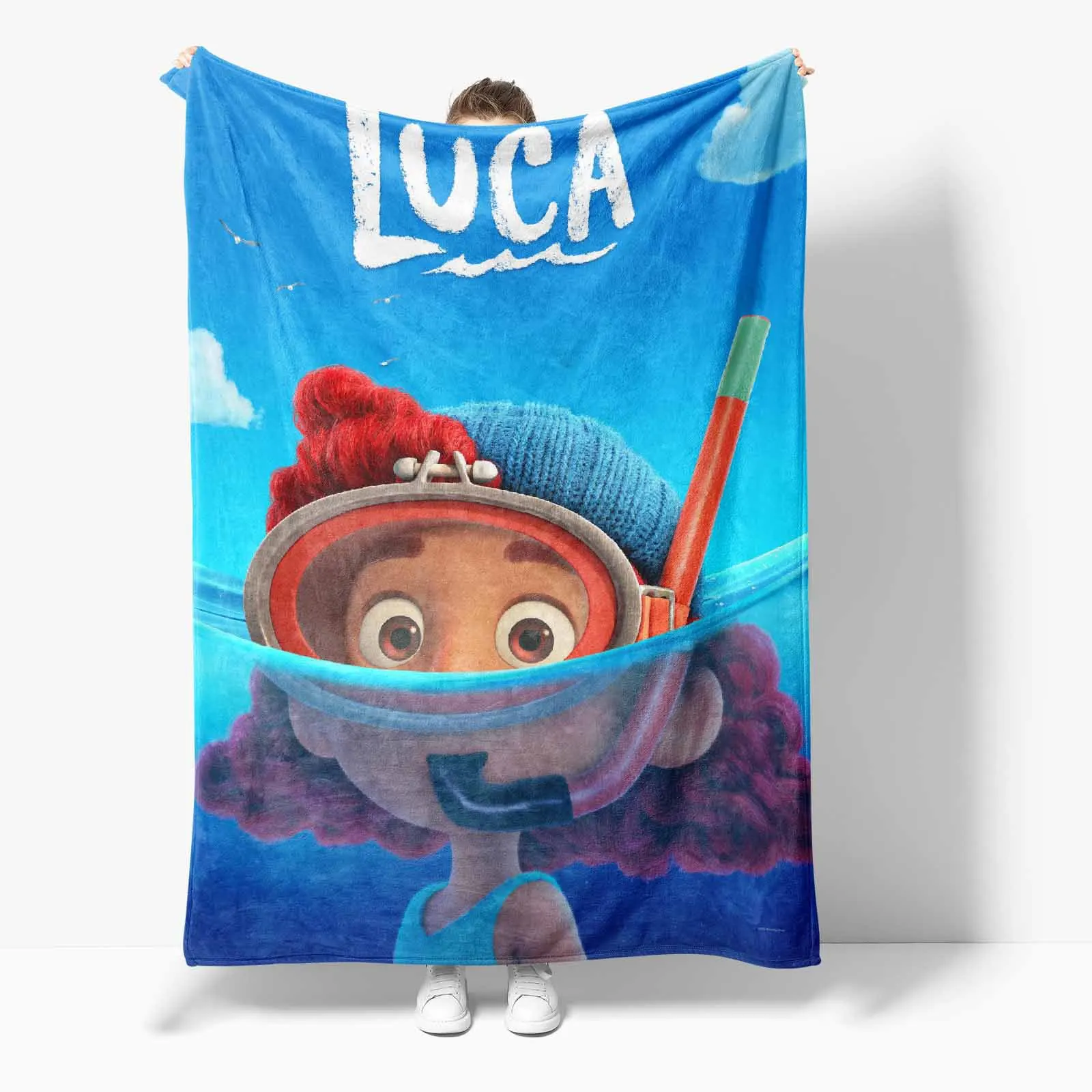 Детское фланелевое одеяло с 3D рисунком из мультфильма лука Альберто |