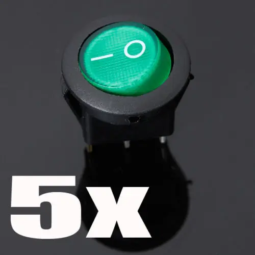 Светодиодный точечный светильник 20 шт. 12 В для автомобилей лодок Круглый