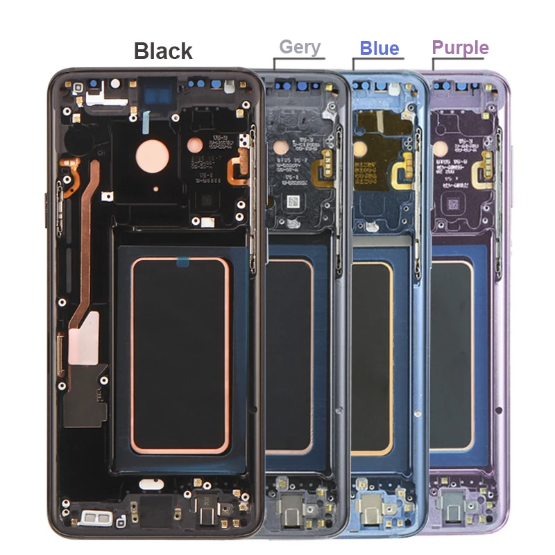 Оригинальный AMOLED Замена для SAMSUNG Galaxy S9 Plus lcd сенсорный экран дигитайзер с рамкой