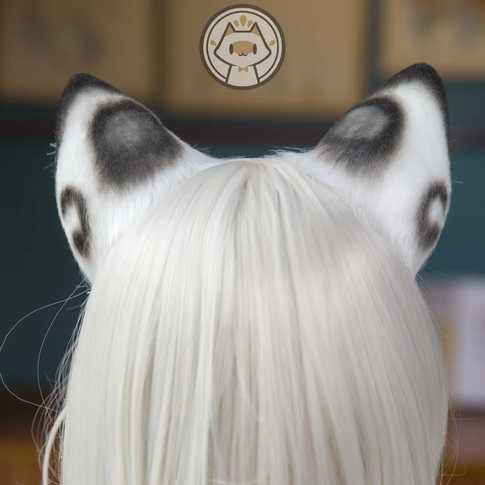 MMGG Новый Arknights SilverAsh уши Hairhoop Головные уборы для рождества и Хэллоуина Косплэй