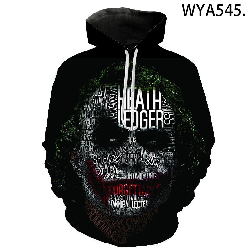 Толстовка с капюшоном для мужчин и женщин Модный свитшот 3D принтом пуловер