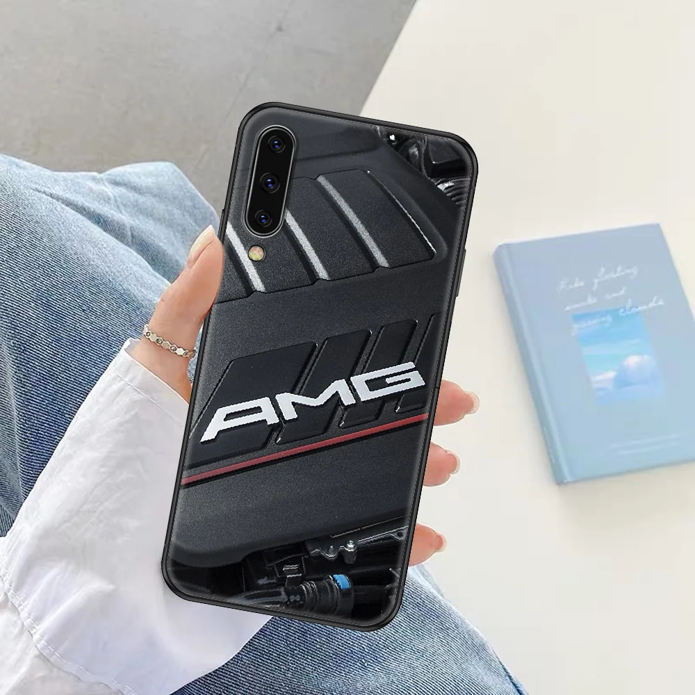 

Amges Car Benzs Phone case For Samsung Galaxy A 3 5 7 8 10 20 21 30 40 50 51 70 71 E S 2016 2018 4G black trend cell cover soft