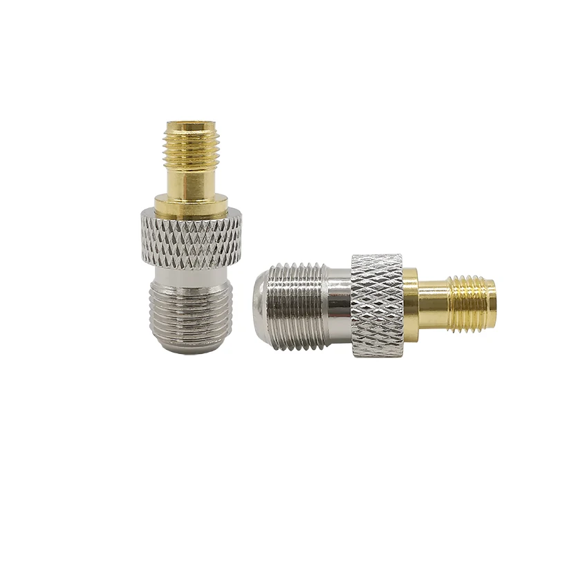 F Тип гнездо к SMA RF коаксиальный Прямой адаптер конвертер Разъем для беспроводных