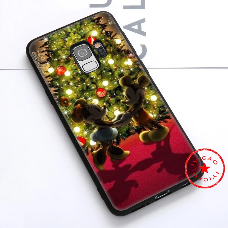 IYICAO Mickey Minnie Mouse Soft Case for Samsung Galaxy S10e S10 S9 S8 Note 8 9 10 Plus S6 S7 Edge TPU |
