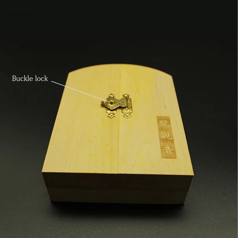 Китайский скульптура Будды статуя чистый резьба по дереву 3 открытых складной