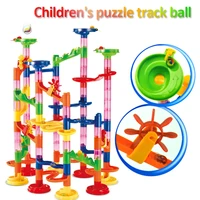 105109 pieces a set crazy fun rolling ball building blocks compatible marble run bricks parts accessories educational diy toys