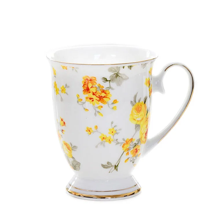 

Creative ceramic mug bone China mug Phnom Penh tall water cup