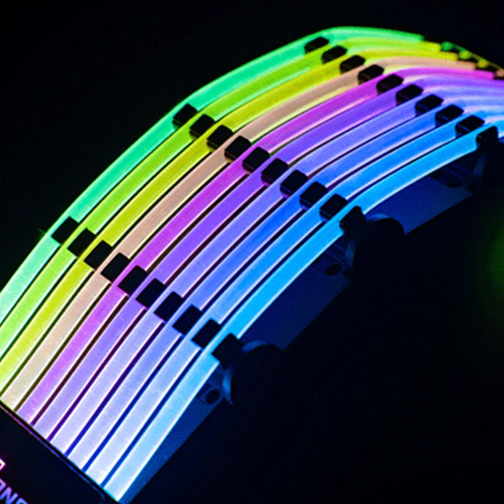 Мощность светодиодный JONSBO DY 1 24 Pin ARGB кабель Радуга стример 5V AURA Sync шнур