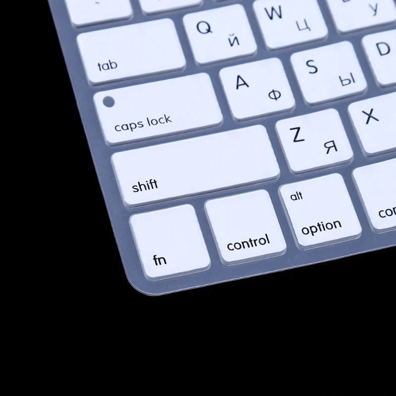 Русская версия клавиатуры США силиконовый чехол для Apple Macbook Air Pro 13 15 95AD |