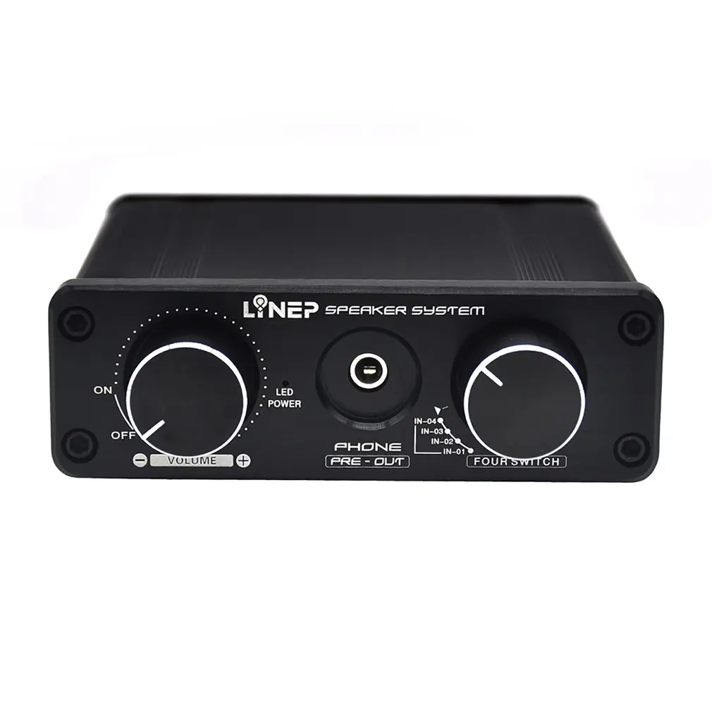 A926 Профессиональный четыре входа и два выхода аудио переключатель сигналов