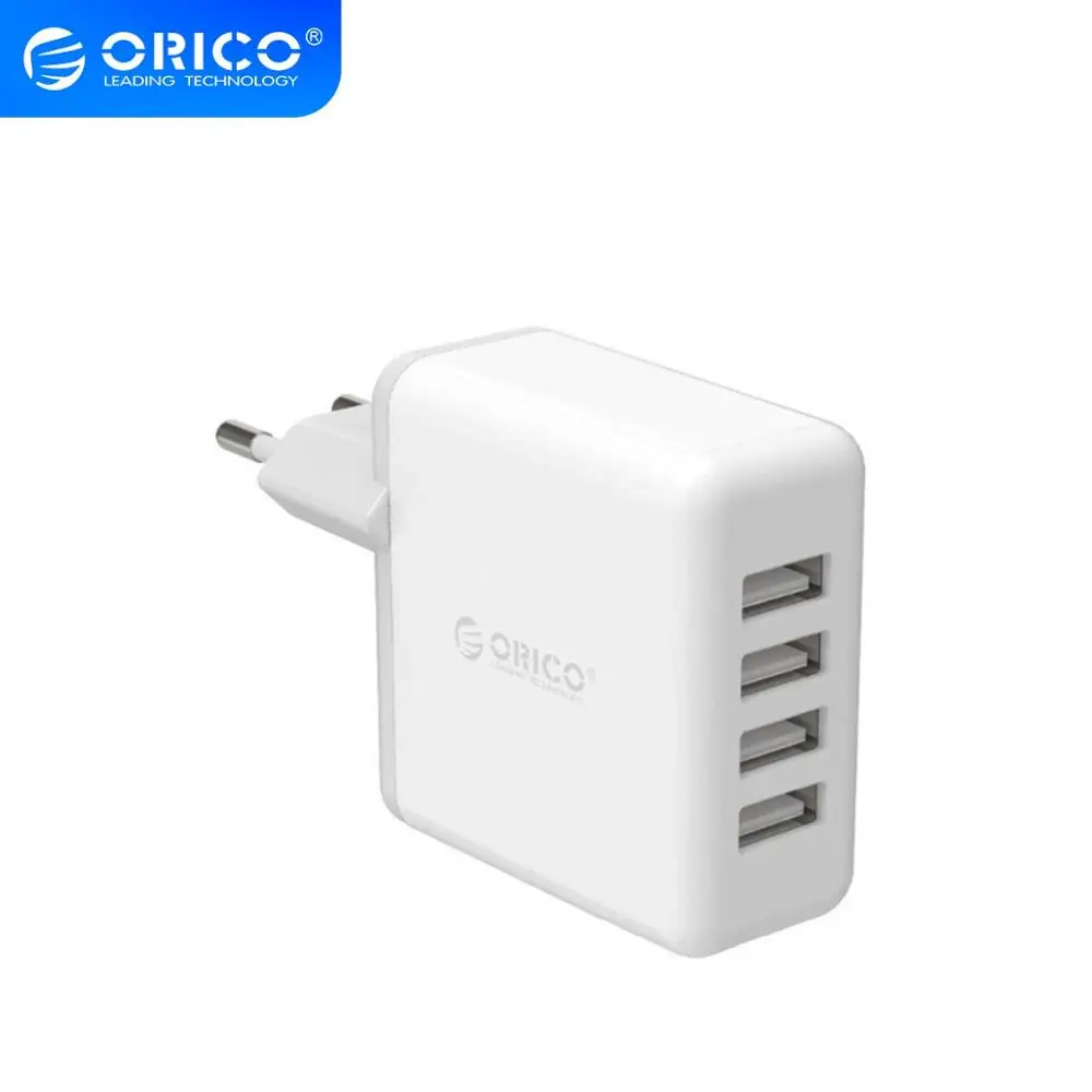 Зарядное устройство ORICO с 4 портами USB для мобильных телефонов быстрое настенное