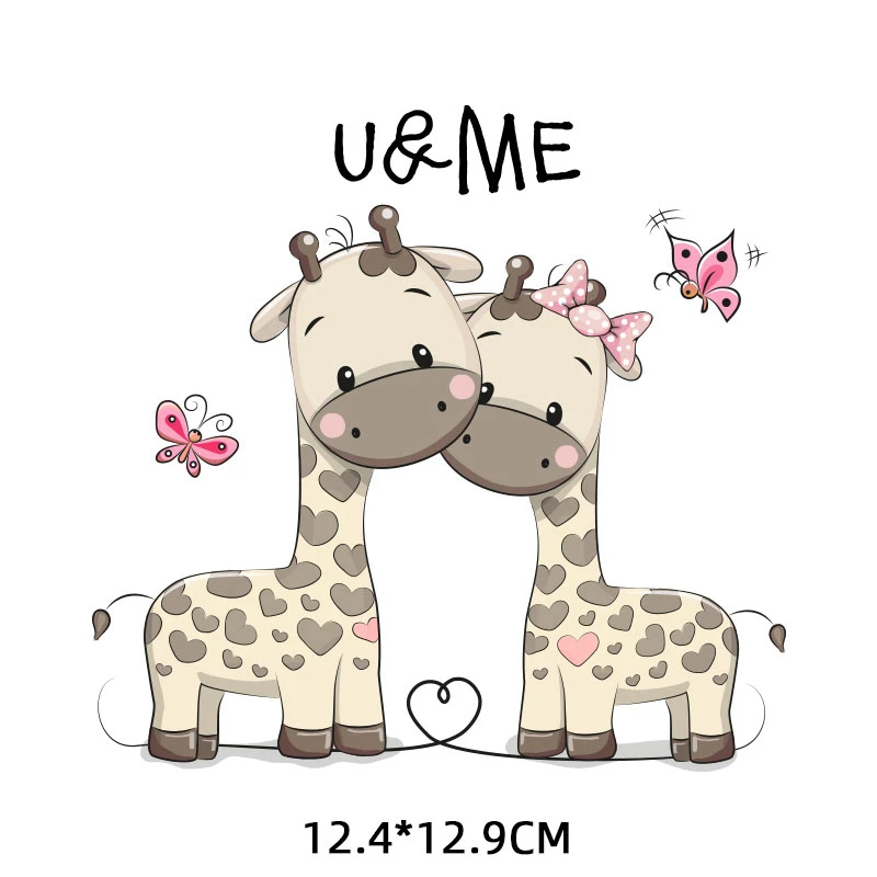 Животное Переводные железные накладки Одежда DIY термо-Стикеры для одежды с милой