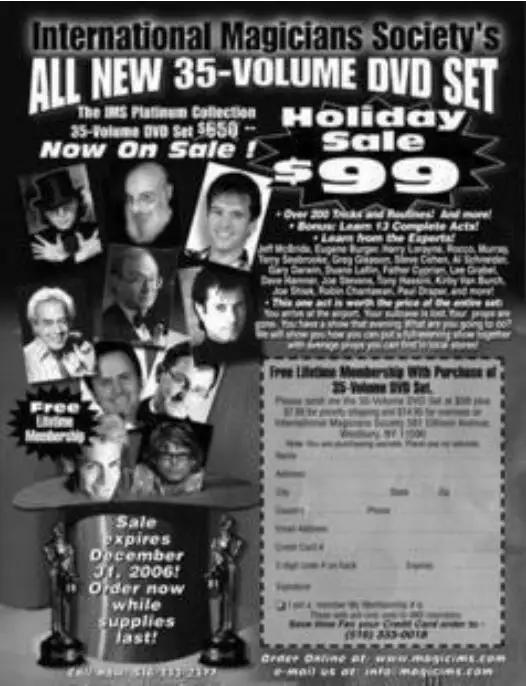 

IMS Platinum Collection (35 DVD) , Magic Tricks