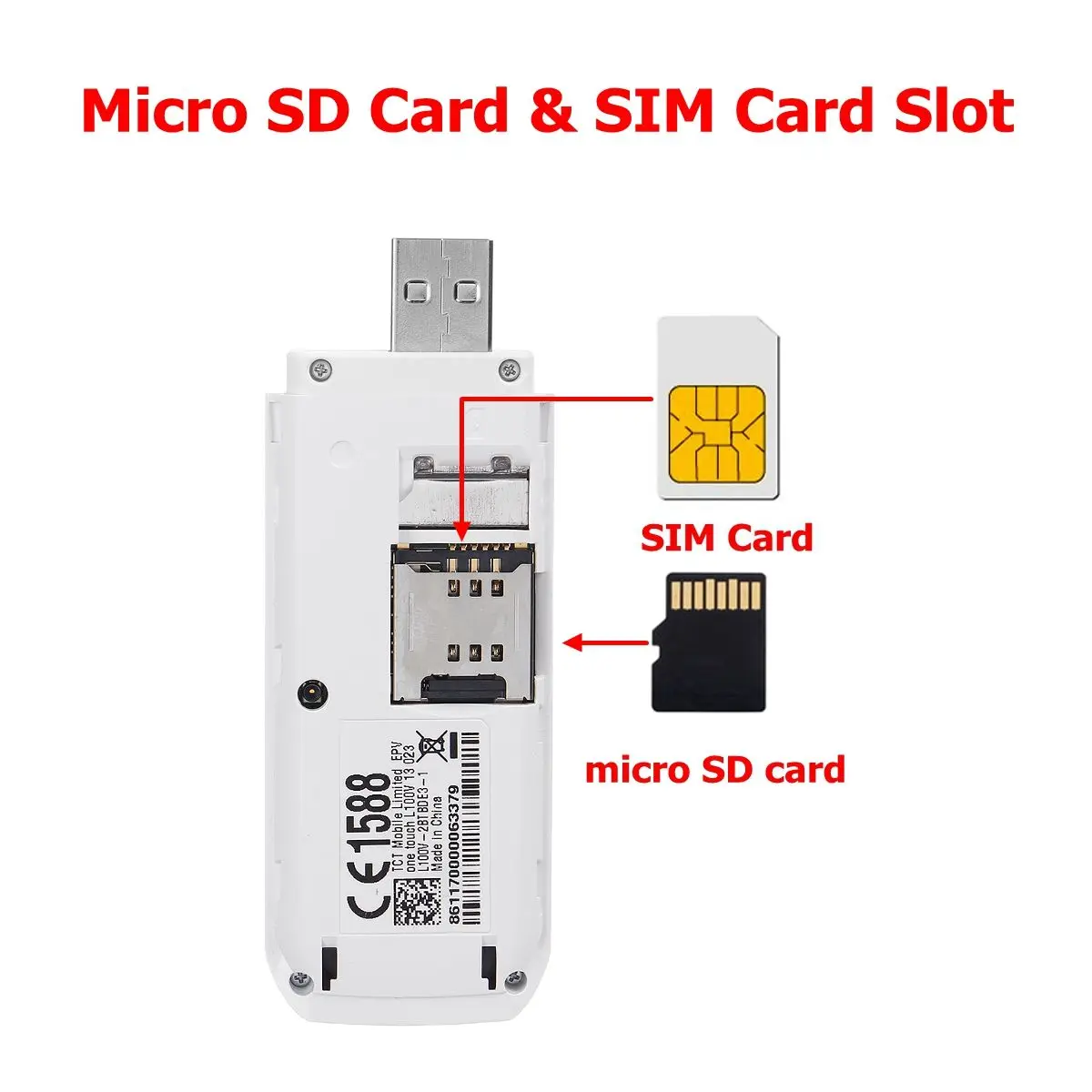 

LEORY 4G LTE Adapter Wireless USB Modem Network Card Universal 150Mbps WiFi Modem USB Wireless Router For Home Office