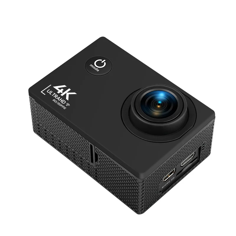 Продажа Экшн-камера Ultra HD 4K, 60 кадров в секунду, 24 МП, Wi-Fi, Спортивная камера, экран 2,0 дюйма IPS, 170 широкий угол обзора, водонепроницаемая профессиональн...