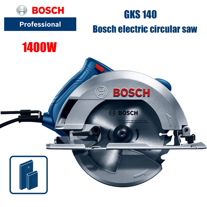 Bosch GKS 140 деревообрабатывающая электрическая циркулярная пила 7 дюймов