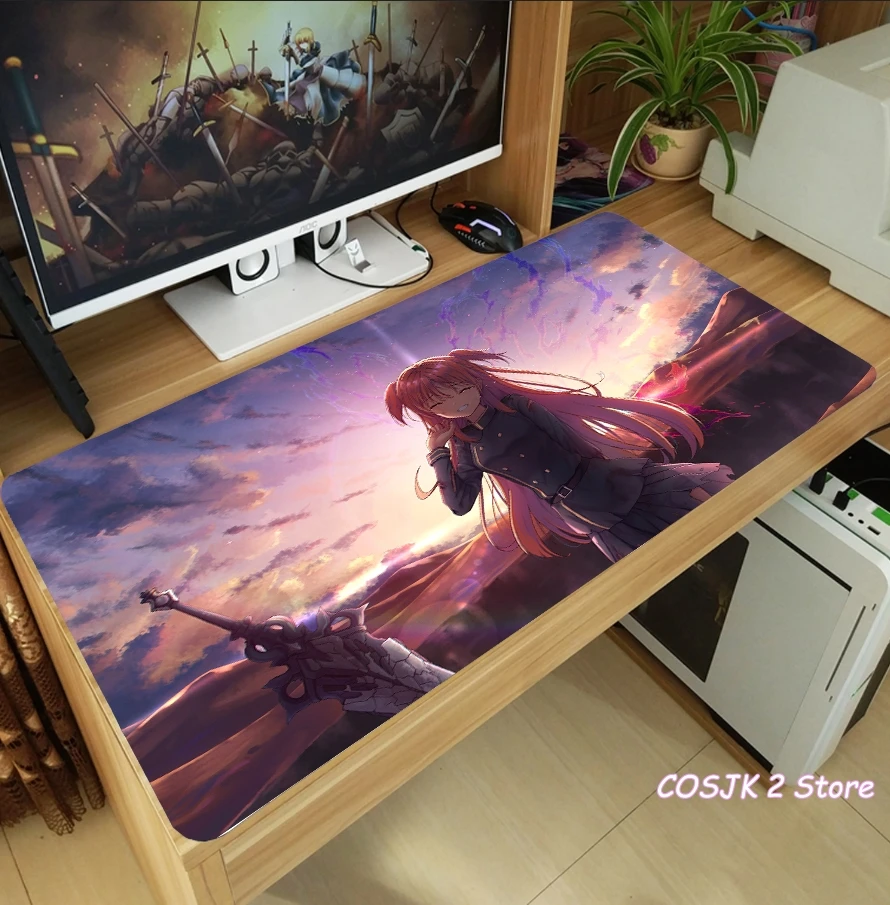 anime shuumatsu nani shitemasu ka chtholly nota seniorious mouse pad thicken laptop gaming mice mat mat anti slip playmat gifts free global shipping