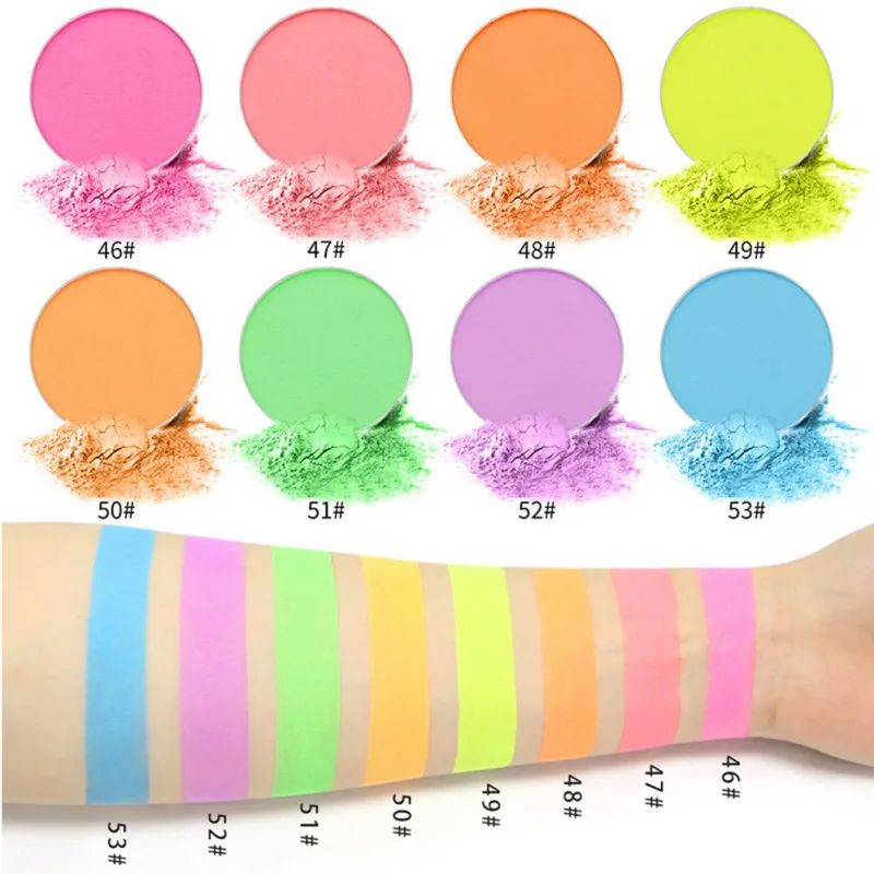 Beauty Glazed 8 оттенков матовые тени для век Палитра флуоресцентные хайлайтеры Макияж