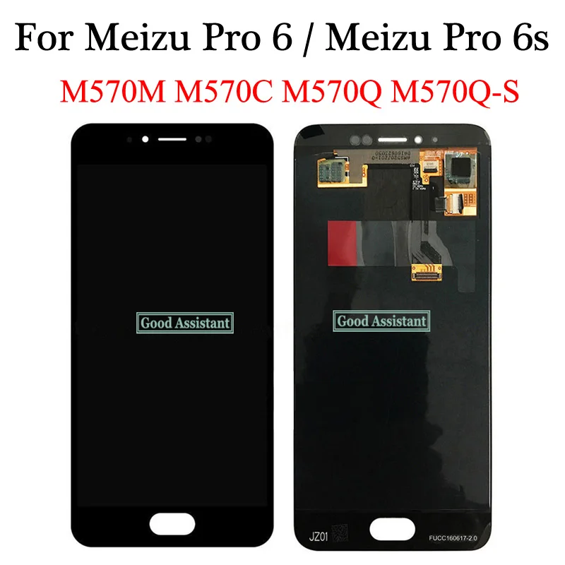 Черный/белый цвет для Meizu pro 6 M570M M570C M570Q ЖК дисплей экран Сенсорная панель