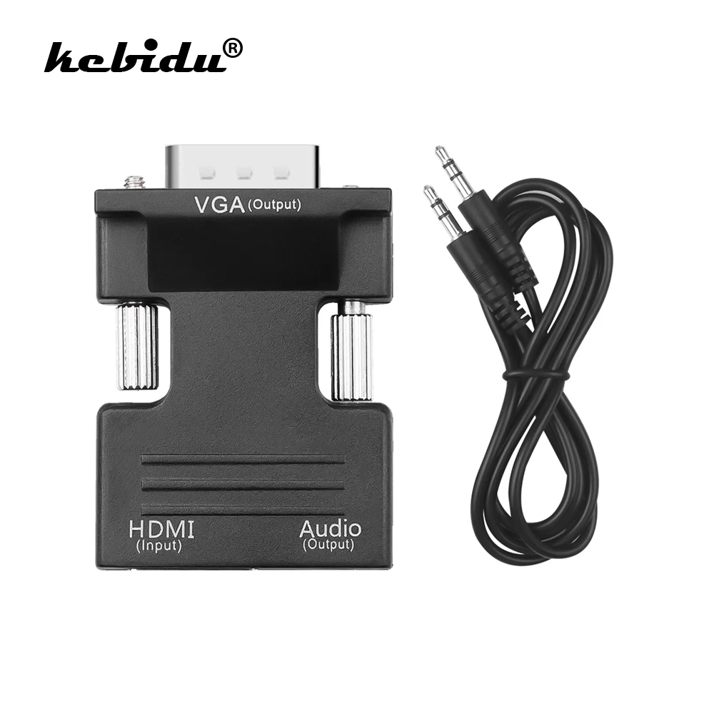 HDMI совместимый преобразователь мама VGA папа поддержка 1080P Сигнальный выход с